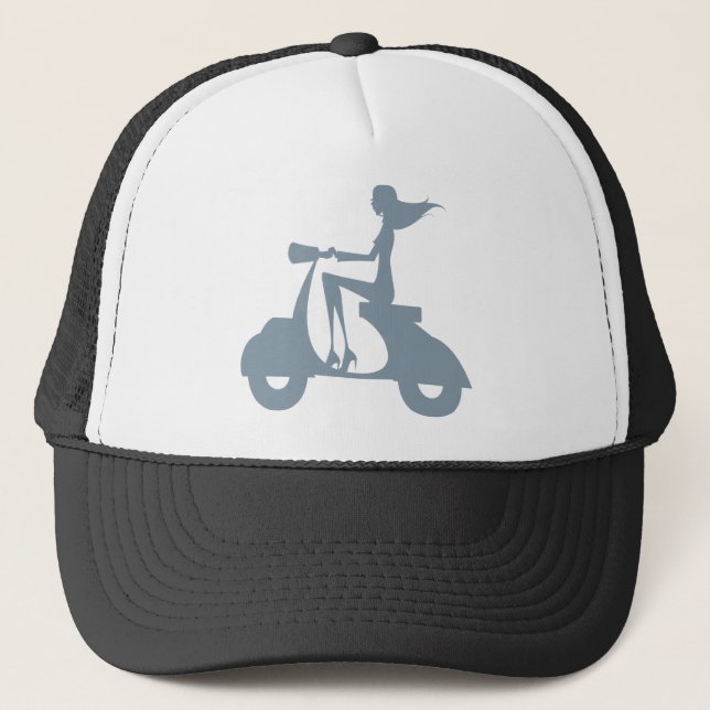 Mädchen-Rollersingrün Truckerkappe (Vorderseite)