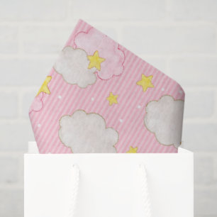 Mädchen Rosa Himmel Seidenpapier