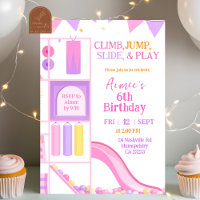 Mädchen Rosa Lila Lass Uns Spielen Indoor Spielpla