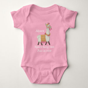 Mädchen rosa lustig baby strampler