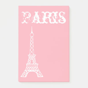 Mädchen rosa Paris Post-it-Notiz Geschenk Post-it Klebezettel