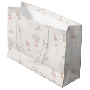 Mädchen Rosa Prinzessin Ballerina Baby Shower Gesc Große Geschenktüte