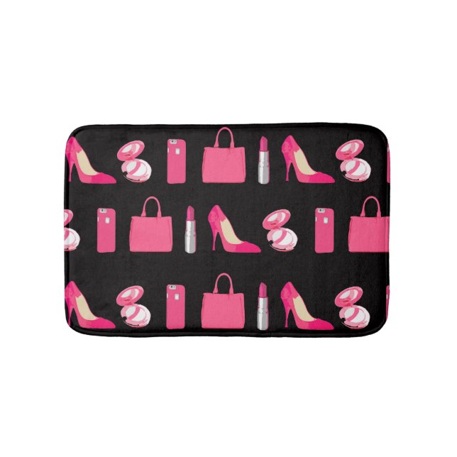 Mädchen Sachen Toilettenteppich Badematte (Vorderseite)