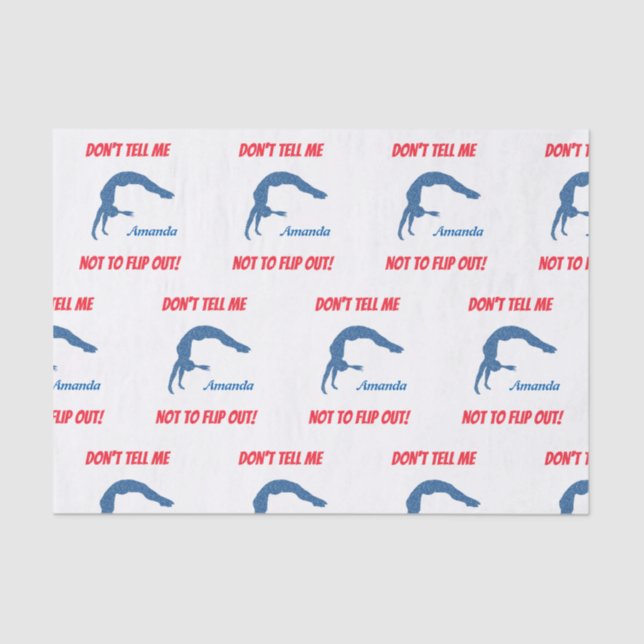 Mädchen sagen mir nicht, dass ich nicht Gedreht we Seidenpapier (Vorderseite)