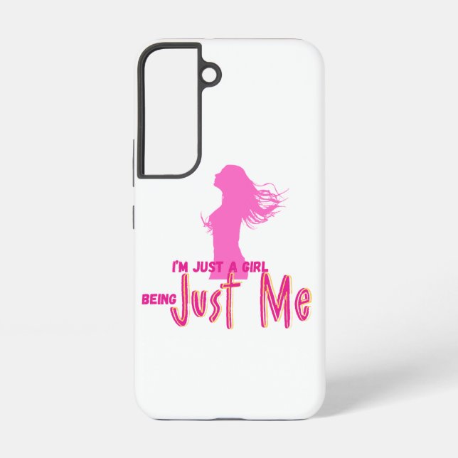 Mädchen Samsung Galaxy Hülle (Rückseite)