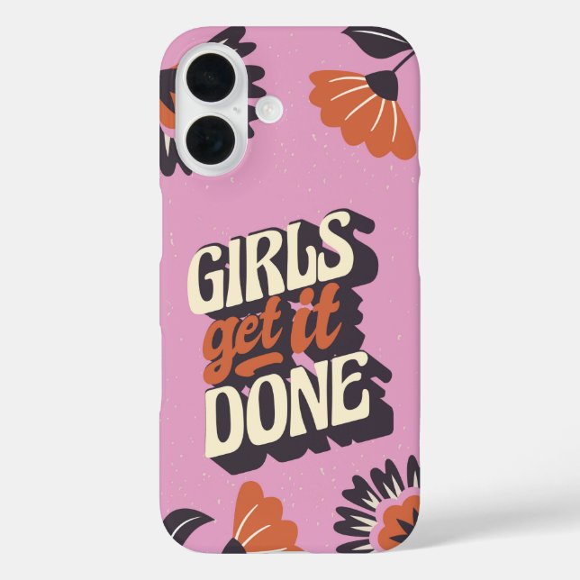 Mädchen schaffen es Case-Mate iPhone hülle (Rückseite)
