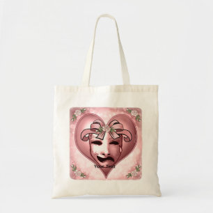 Mädchen-Schauspieler-Maske Tragetasche