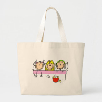 Mädchen-Schlummer-Party-Tasche Jumbo Stoffbeutel