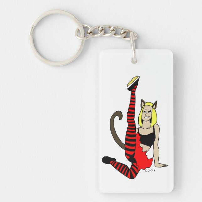 Mädchen Schlüsselanhänger (Vorderseite)