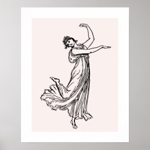 Mädchen Schöne Kunst Poster