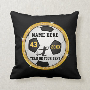 Mädchen-schwarzes Goldältere Nachtgeschenke für Kissen