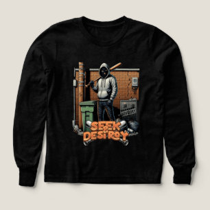 Mädchen "Seek & Destroy" Urban Grafik Sweatshirt