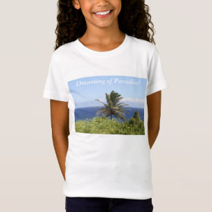 Mädchen Shirt-Fotografie von Palmen, Ocean View T-Shirt