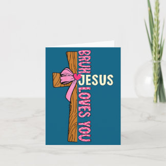 Mädchen-Shirt Religiös Christlich Jugendliche Bruh Karte
