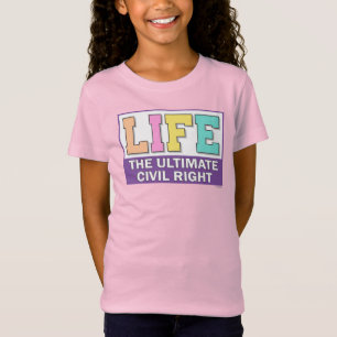 Mädchen-Shirts mit einem Pastell-Design. T-Shirt