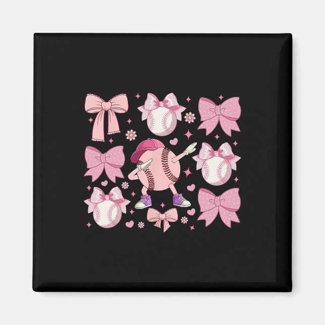 Mädchen Softll Kokette Schleife Softll Mama Mutter Magnet (Vorne)