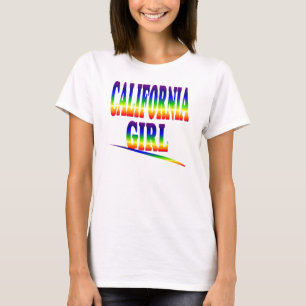 MÄDCHEN-SPAGHETTI-SPITZE DER DAMEN-KALIFORNIEN T-Shirt