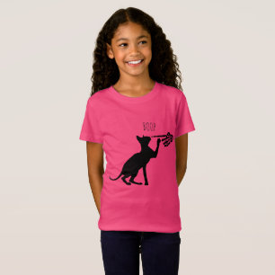 Mädchen Sphynx Kiiten Süß Rosa Lustige Katze Meme T-Shirt
