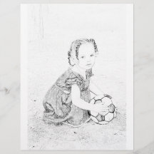 Mädchen spielen mit Football-Farbseite