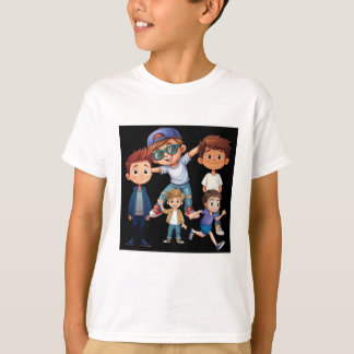 Mädchen spielen T - Shirt-Design T-Shirt