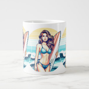 Mädchen Sport & Surfen Jumbo-Tasse