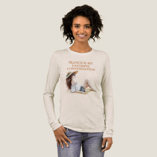 Mädchen Stille T-Shirt Tri-Blend Shirt
