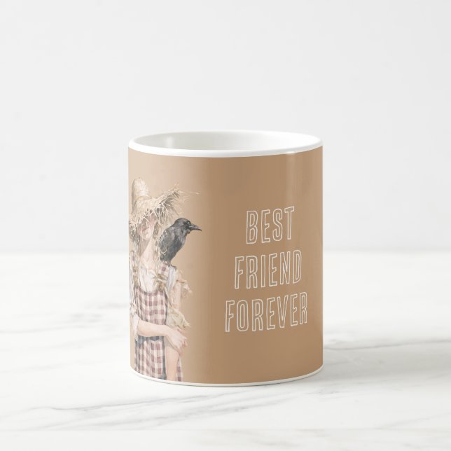 Mädchen Strohhut Krähe Kaffeetasse (Mittel)
