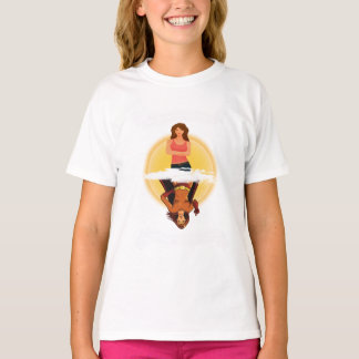 Mädchen/Superhero "wie Sie mich" T-Shirt