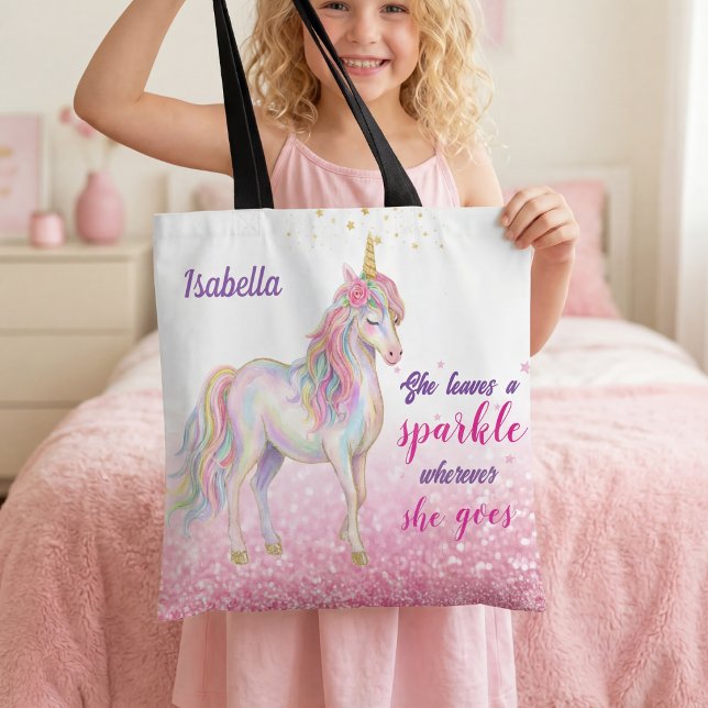 Mädchen Süßes Einhorn Glitzer Personalisierte Eink (Von Creator hochgeladen)