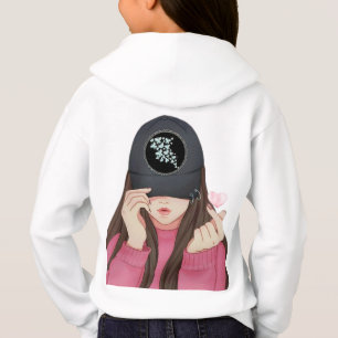 Mädchen-Sweatshirt Hoodie