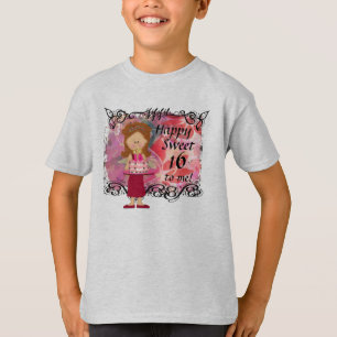 Mädchen-T - Shirt des Bonbon-16