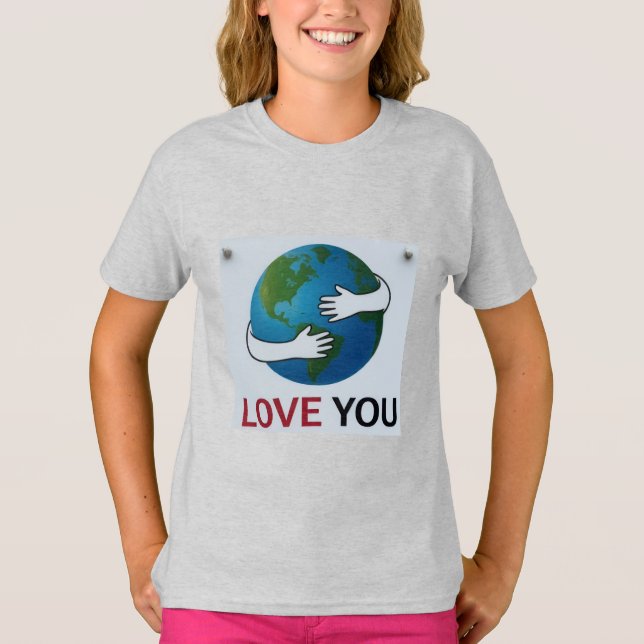 Mädchen t T-Shirt (Vorderseite)