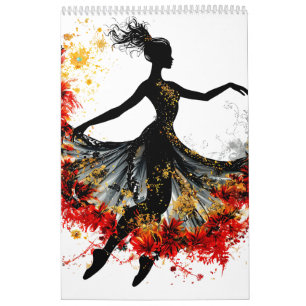 Mädchen Tanz Blume Impuls Inspiration Quelle natu Kalender