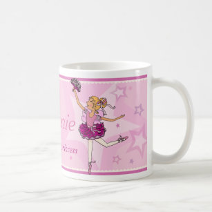 Mädchen-Tasse rosa und blonden Haares Kaffeetasse
