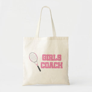 Mädchen-Tennis-Trainer-Geschenk Tragetasche