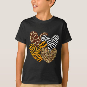 Mädchen Tierdruck Kleidung Kinder Gepard Leopard M T-Shirt