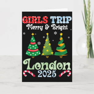 Mädchen-Trip Merry Bright Weihnachten in London Ur Karte