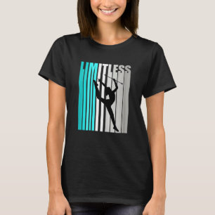Mädchen Türkis Rhythmische Gymnastik Grenzenloses T-Shirt