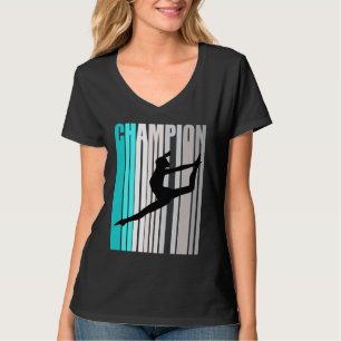 Mädchen Türkis Tanz Champion Tanzteam T-Shirt