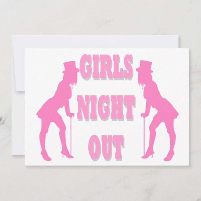 Mädchen übernachten einladung (Vorderseite)