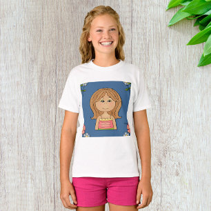 Mädchen und Blume T-Shirt