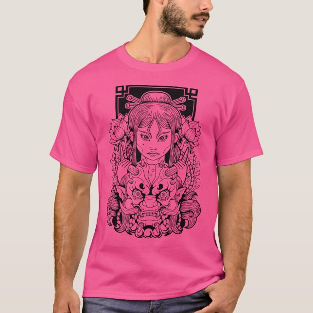 Mädchen und Dämon T-Shirt (Vorderseite)