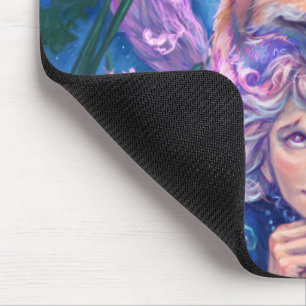 Mädchen und die magicfox-Stary-Fantasie Mousepad