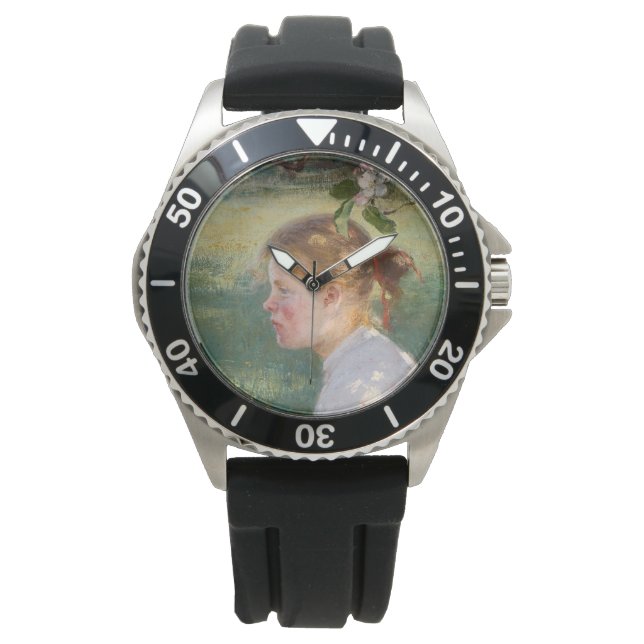 Mädchen unter dem Apfelbaum (von Danielson-Gambogi Armbanduhr (Vorderseite)