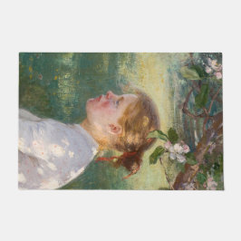 Mädchen unter dem Apfelbaum (von Danielson-Gambogi Fußmatte