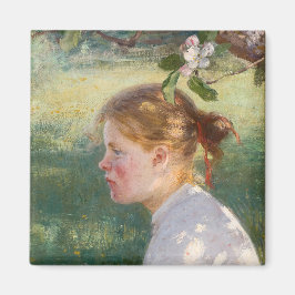 Mädchen unter dem Apfelbaum (von Danielson-Gambogi Magnet