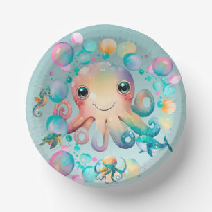 Mädchen unter dem Meer Geburtstagsgeschenke Pappteller