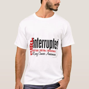 Mädchen unterbrach 1 Lungenkrebs T-Shirt