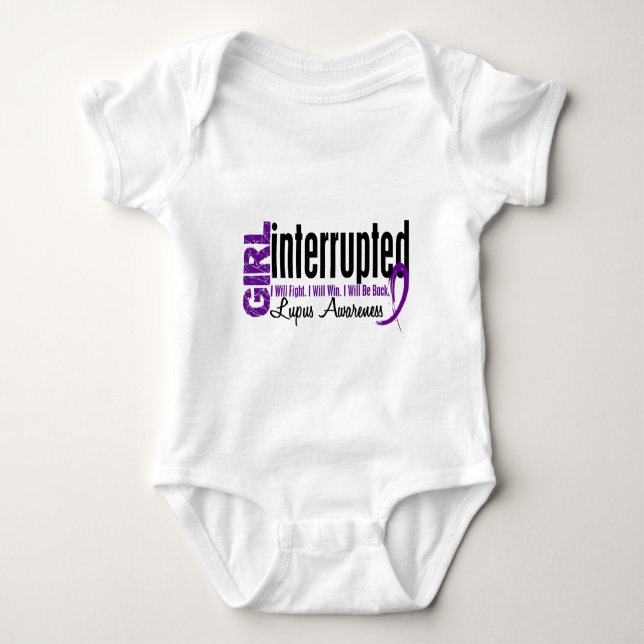 Mädchen unterbrach 1 Lupus T-Shirt (Vorderseite)