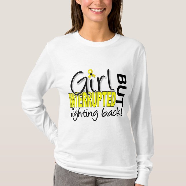 Mädchen unterbrach Endometriosis 2 T-Shirt (Vorderseite)